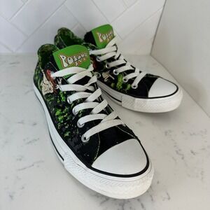 Converse DC Comics Poison Ivy Chuck Taylor All Star Low Top Mens 6.5 Black Green